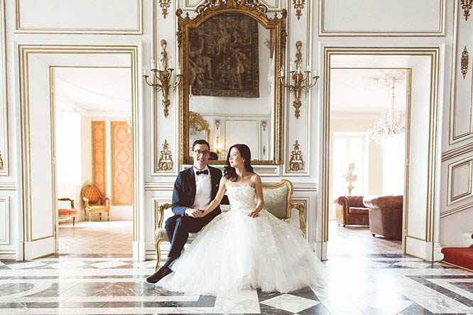 wedding photo chateau de robernier