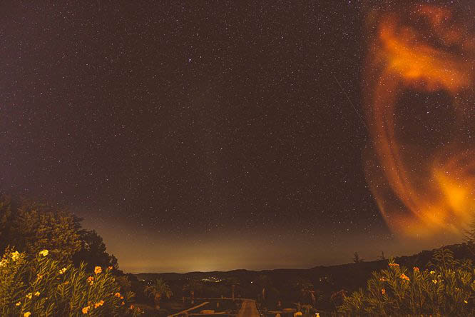 photos of milky way in south france