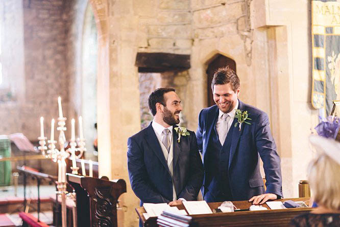 wedding at all saints church crudwell