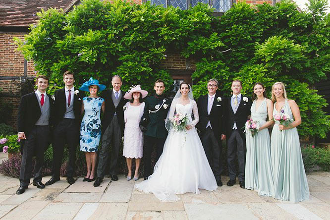 garden wedding photographs