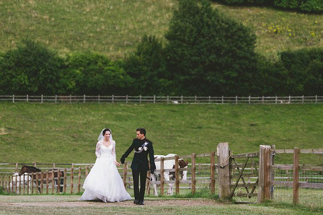 Military Wedding Photographer - Marquee Garden Wedding