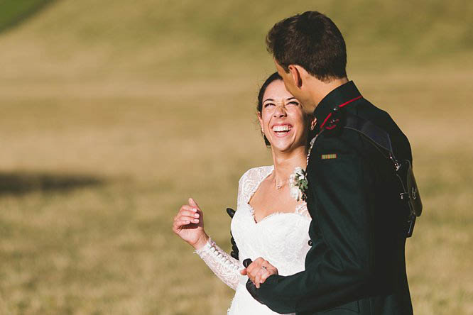 reportage military wedding photography