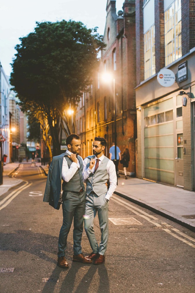 creative gay wedding photographers in london