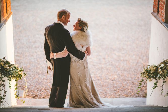 farnham castle winter wedding photos