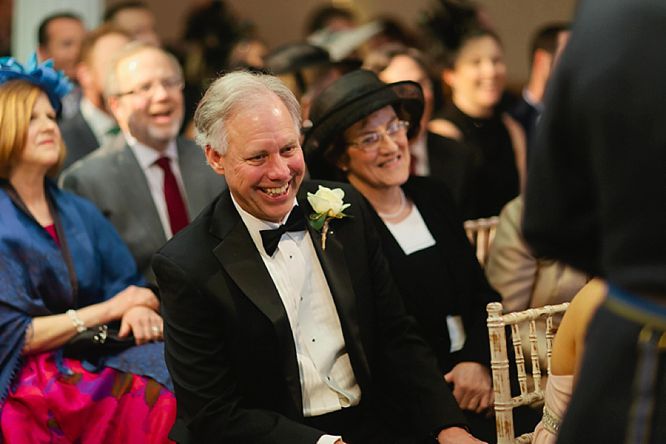 laughing guest at rsa house wedding