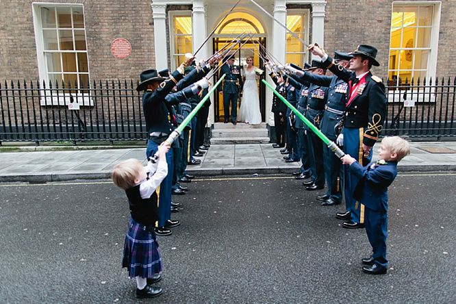 guard of honour wedding