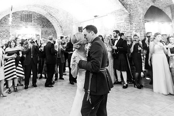 black white first dance photos