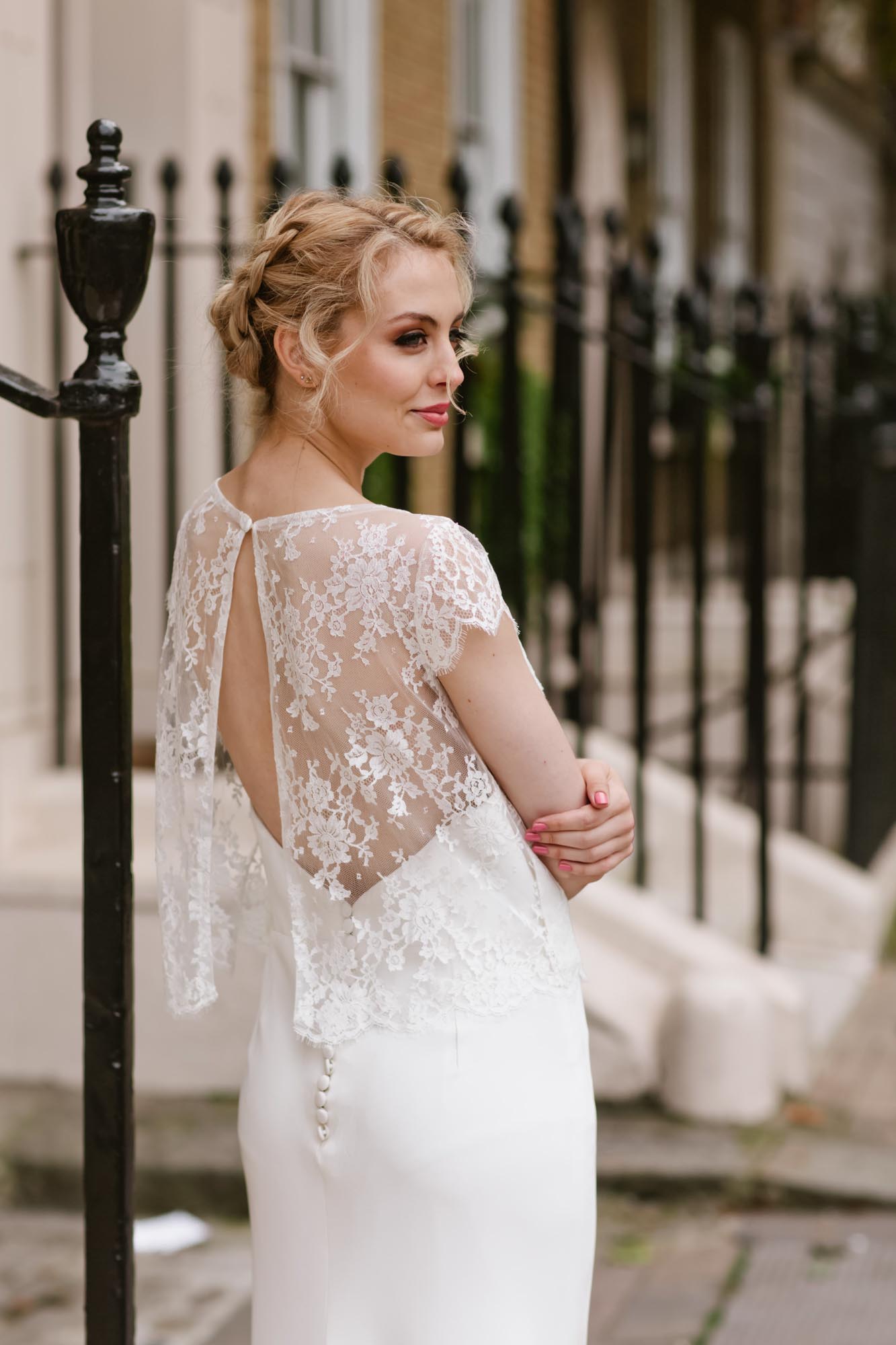 emma victoria payne wedding dress jacket photos