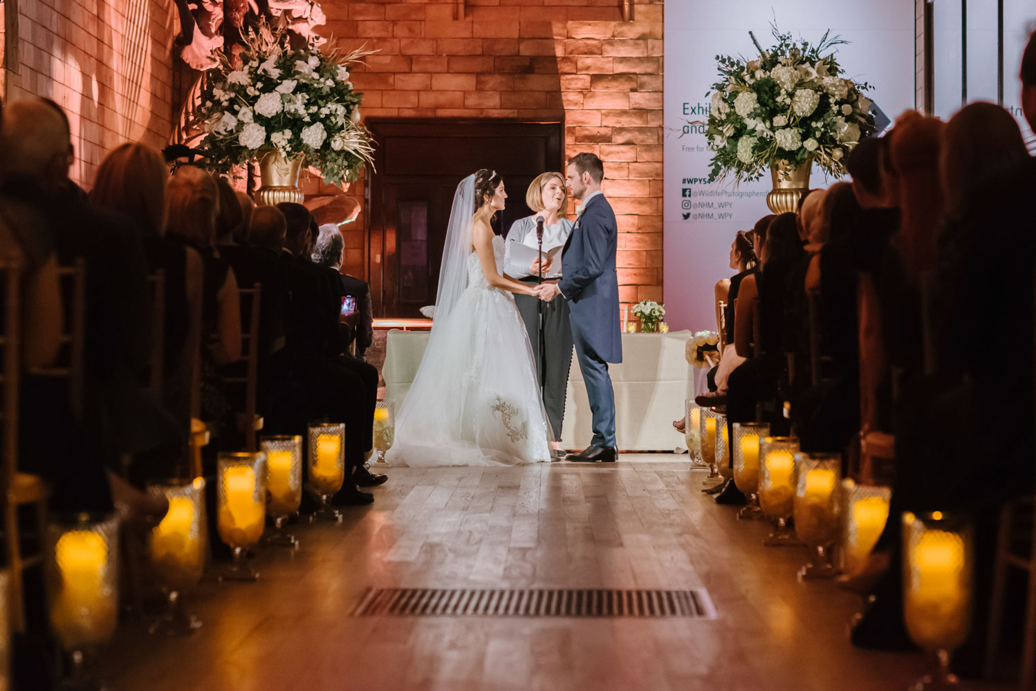 natural history museum wedding photos 38