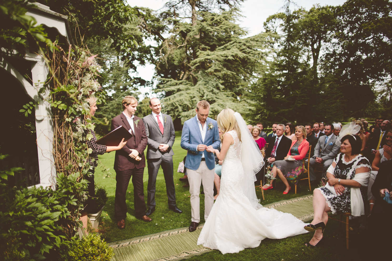 maunsel house bridgewater somerset wedding english garden outdoor reception 1507