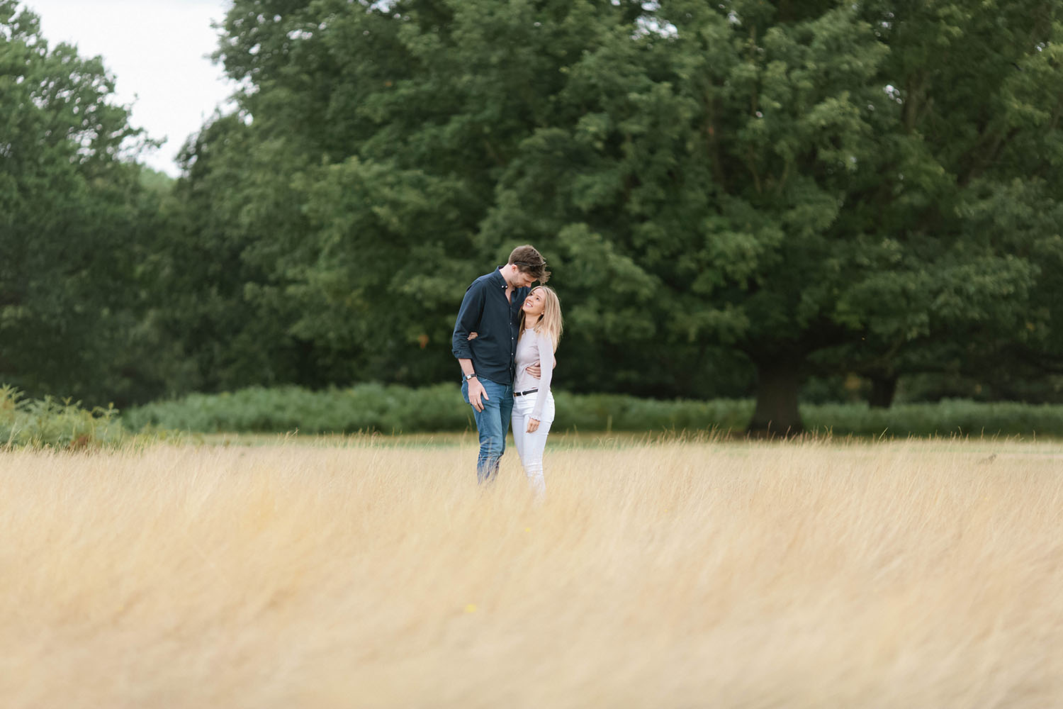 richmond park engagement photos