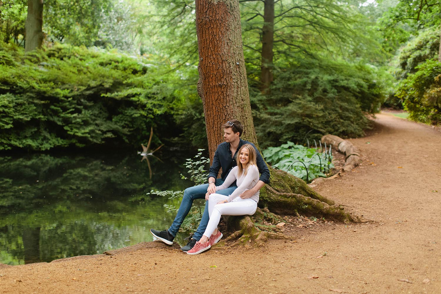 richmond park engagement photos