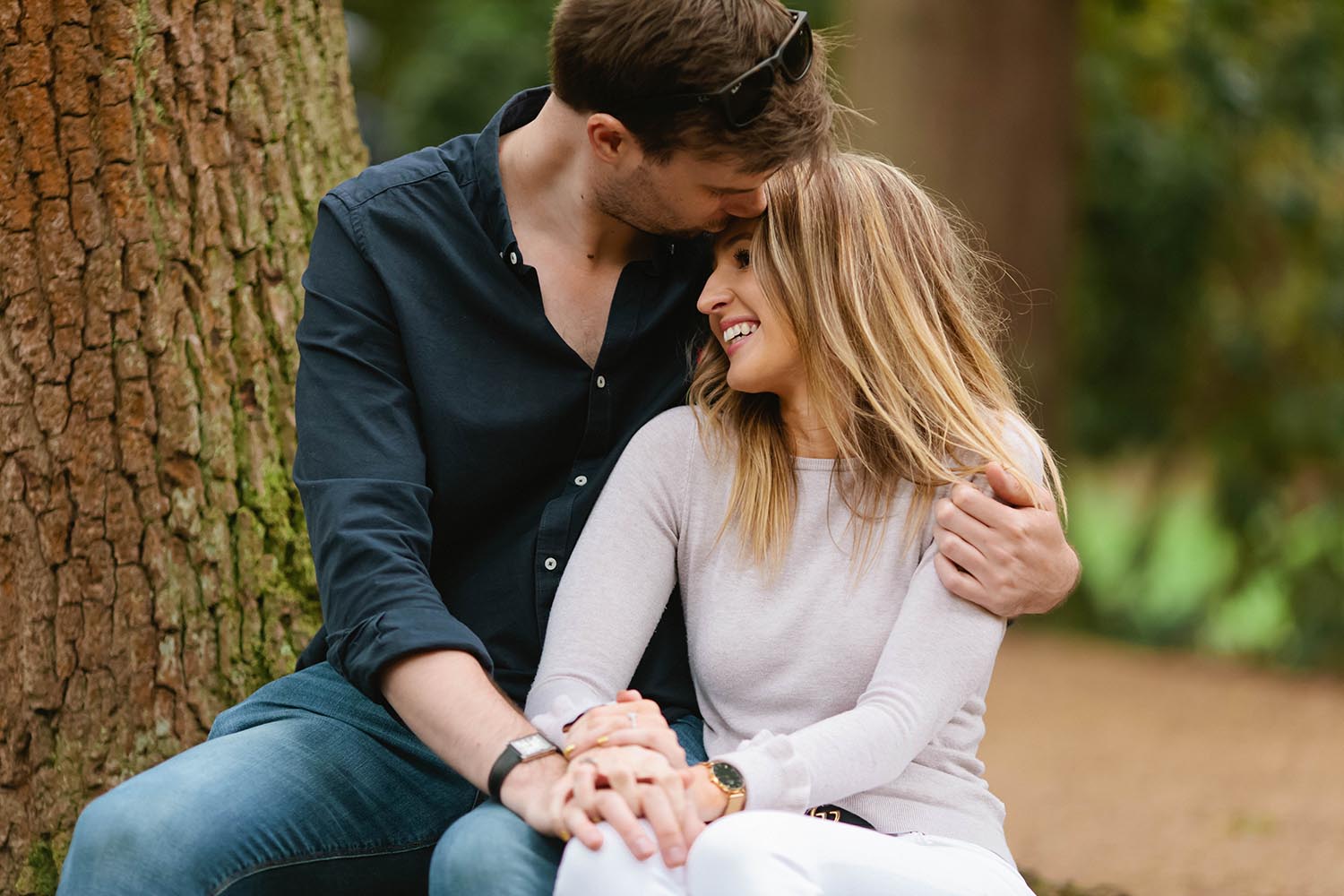 richmond park engagement photos