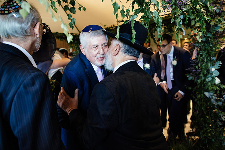 mazel tov at a jewish wedding ceremony 