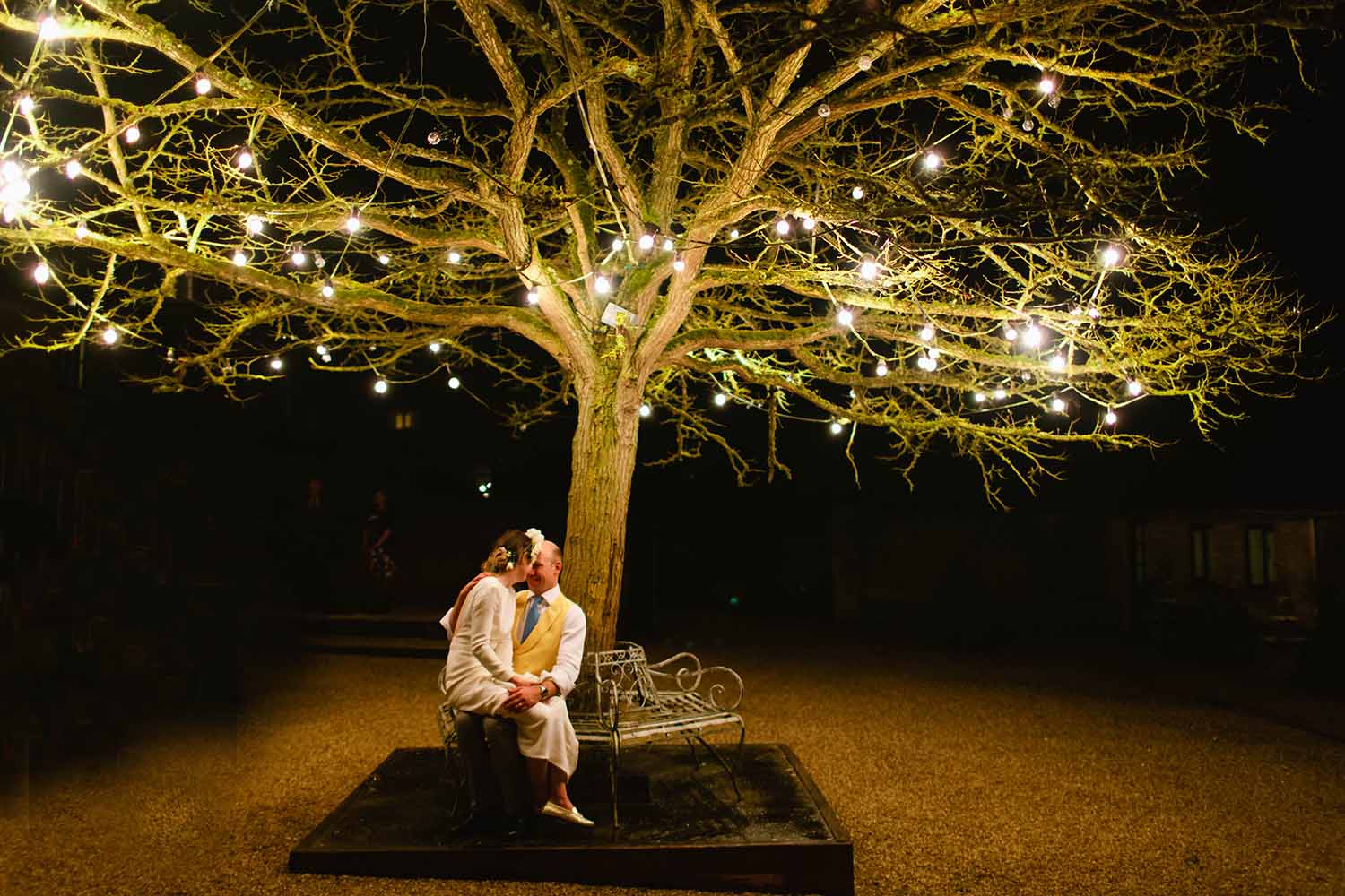 outdoor string wedding lights london