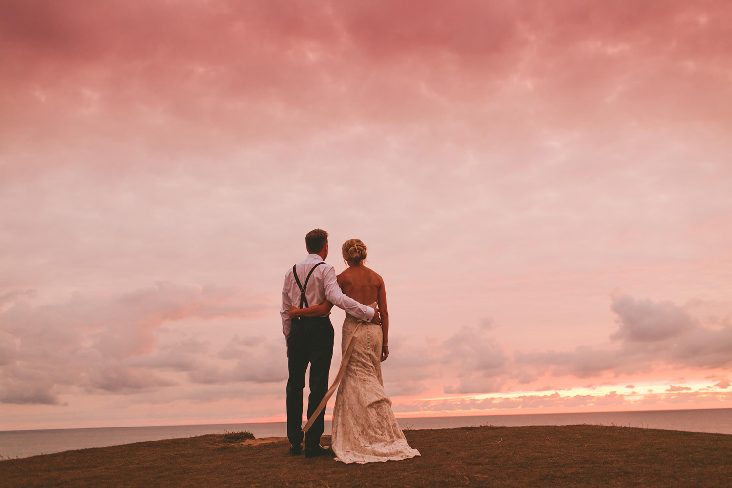 sunset evening wedding jay rowden photography